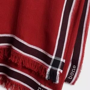 Rag&bone Lance Cotton Logo Scarf